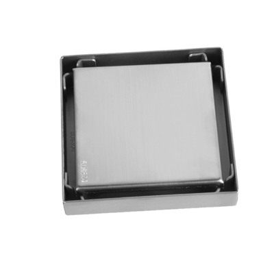 150x150mm 外径 Sus304 シャワーチャネル 黒いフィルターコアを持つ線形排水