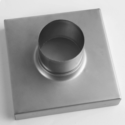 150x150mm 外径 Sus304 シャワーチャネル 黒いフィルターコアを持つ線形排水