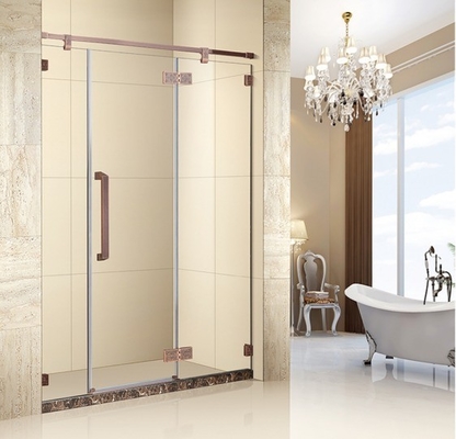 70×70 キャンピング シャワー 囲み用のセラミック トレイとダイヤモンド 形ポータブル ガラス ドア
