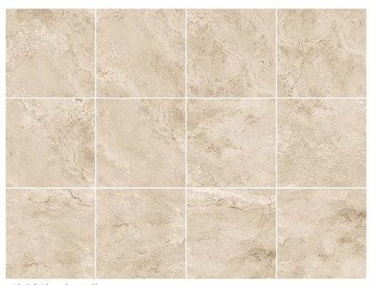 モダンスタイルのポルセランプール境界タイル トラベルチン外観と60x60 床タイル